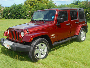 Antigua Jeep Wrangler Rental 