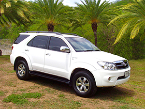 Antigua SUV rental - Toyota Fortuner